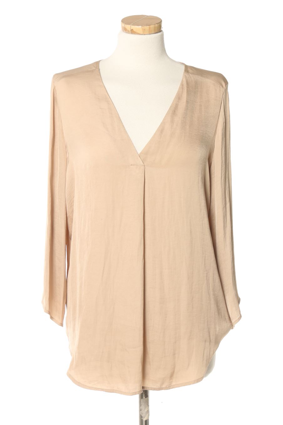 Blusa de manga larga de Stradivarius de la talla L, de color marrón