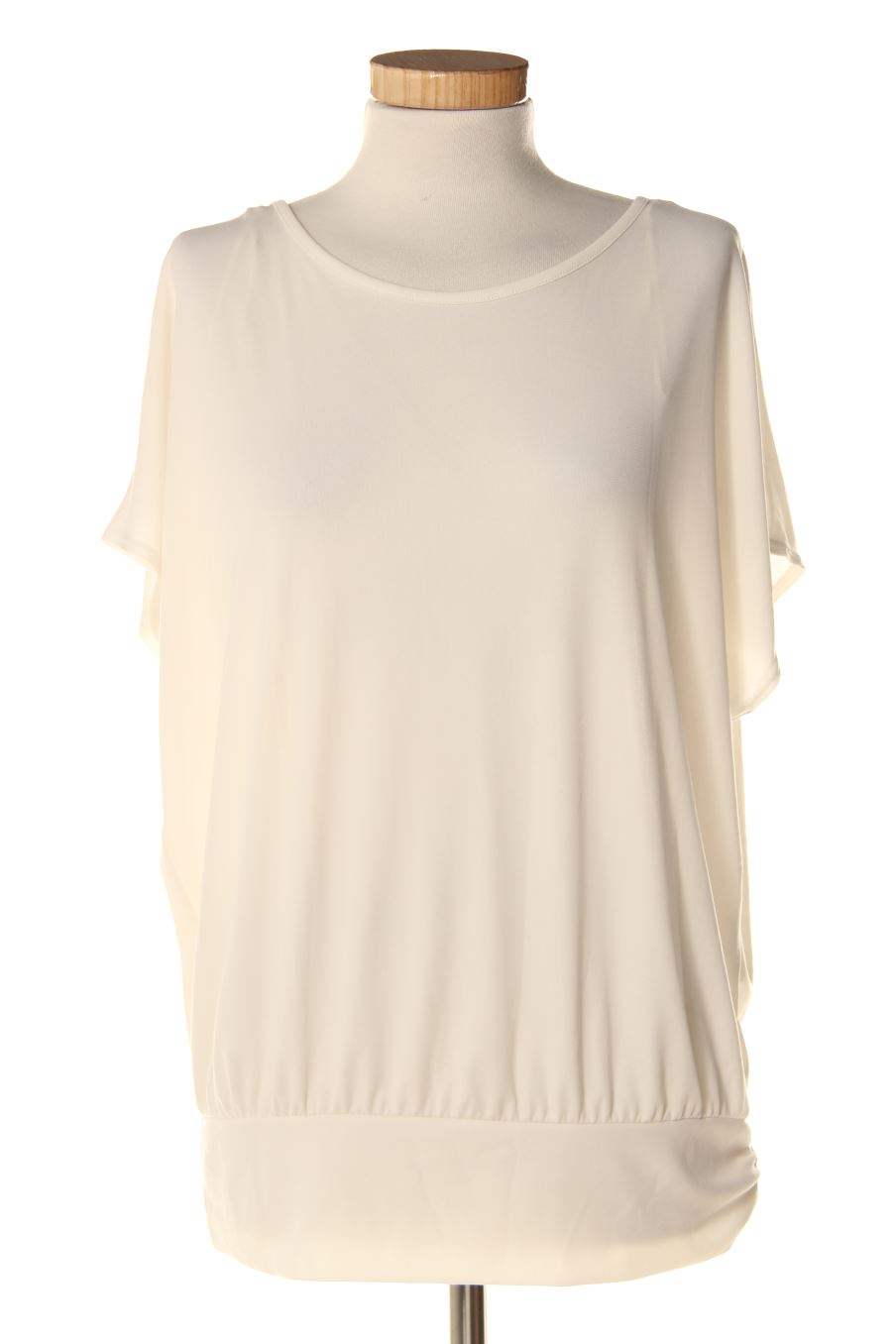 Kurzärmelige Bluse von Armand Thiery Größe L, Farbe Weiss, für