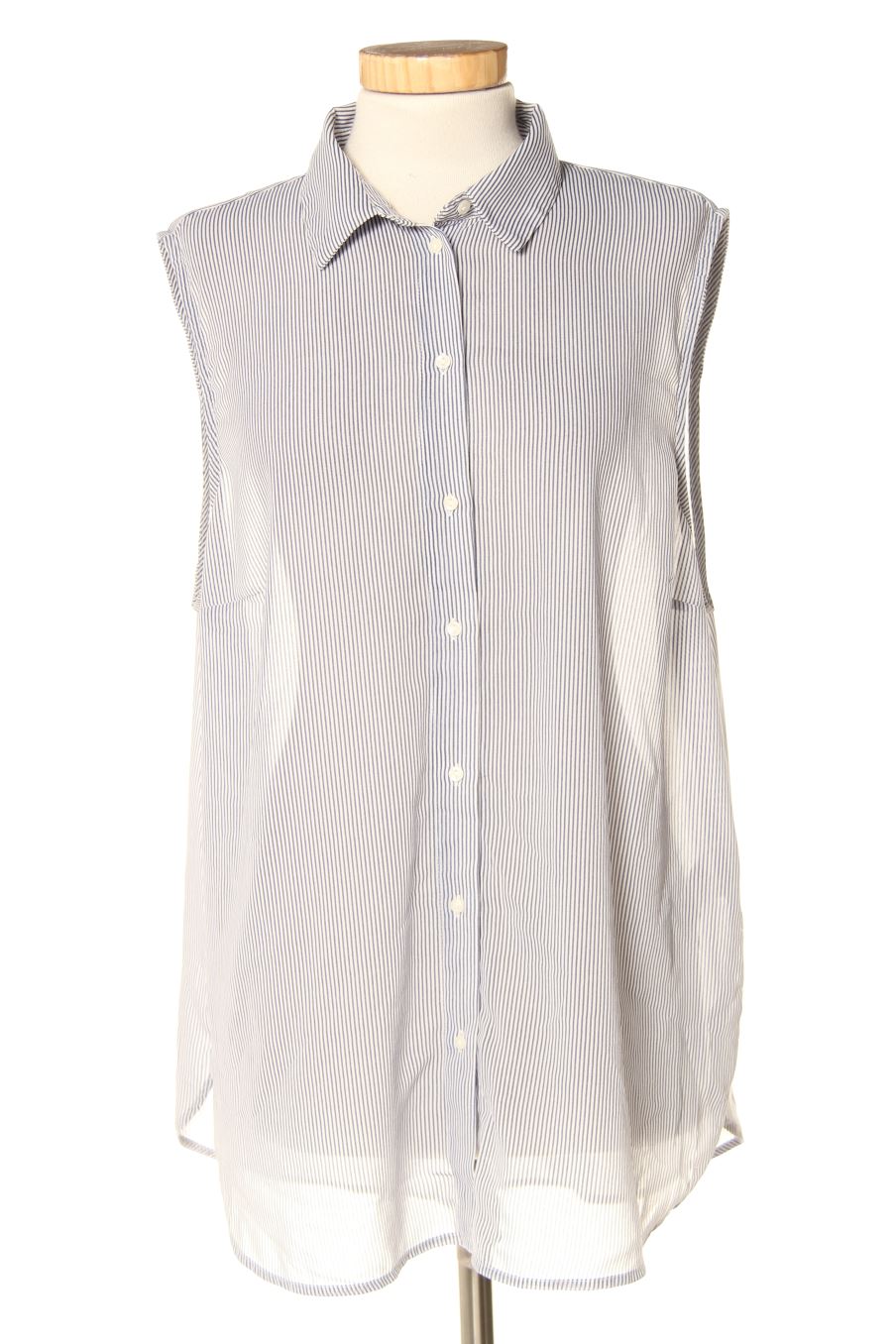 Camisa sin mangas de H&M de la talla 46, de color rayas