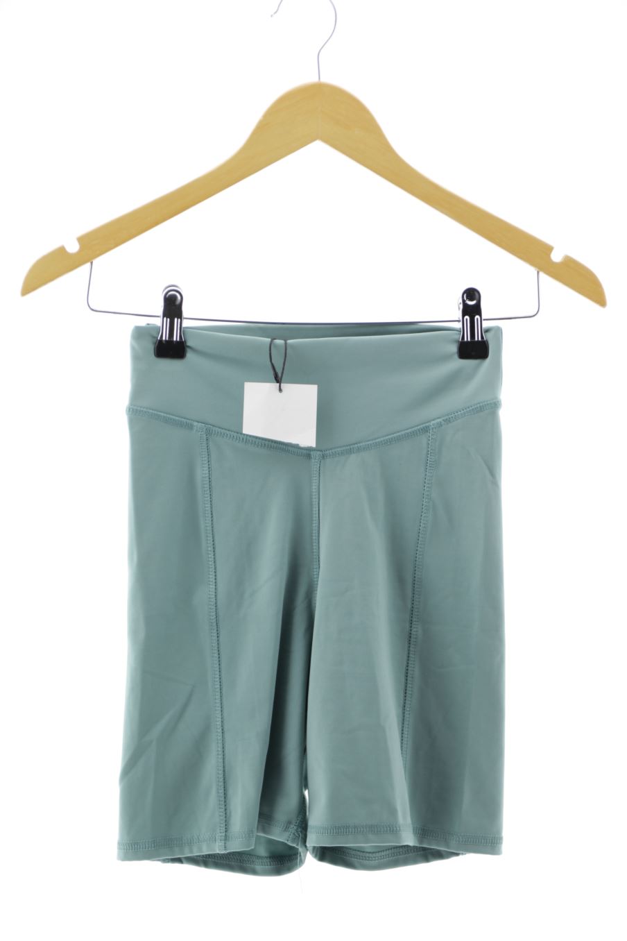 Pantalones cortos de deporte de Zara de la talla S, de color verde