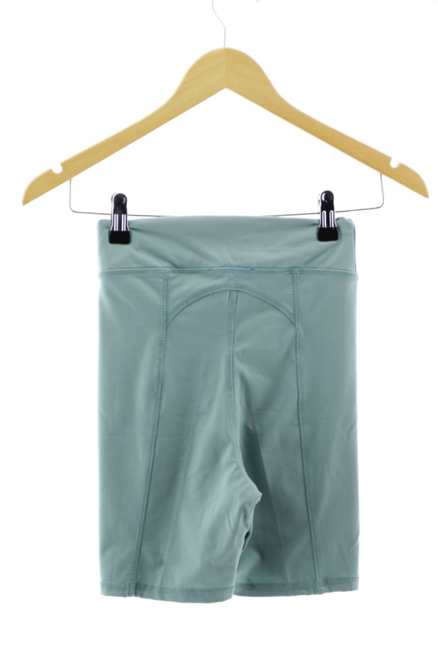 Pantalones cortos de deporte de Zara de la talla S, de color verde