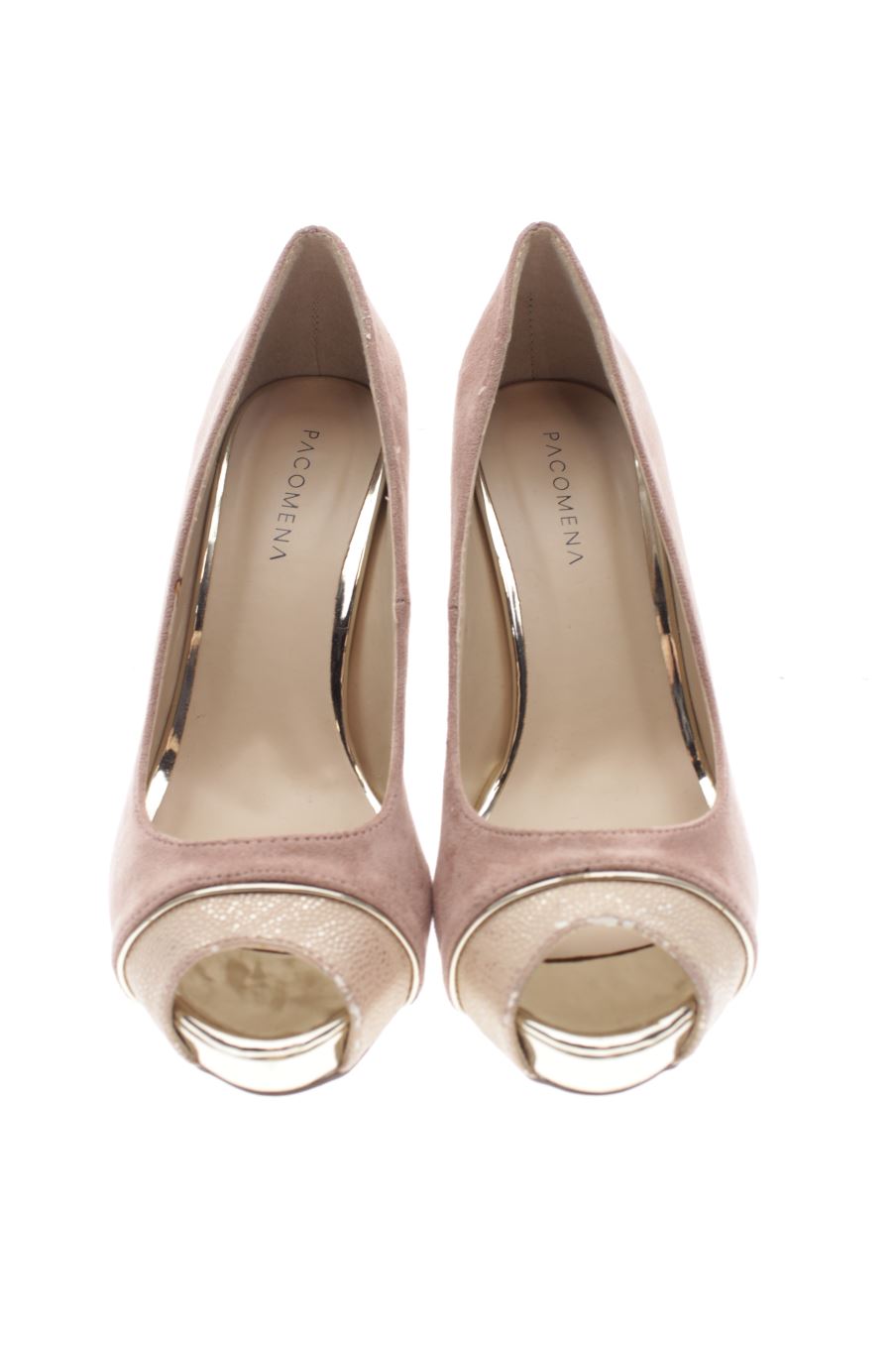 Zapatos de tacon de Paco Mena de la talla 39, de color rosa de