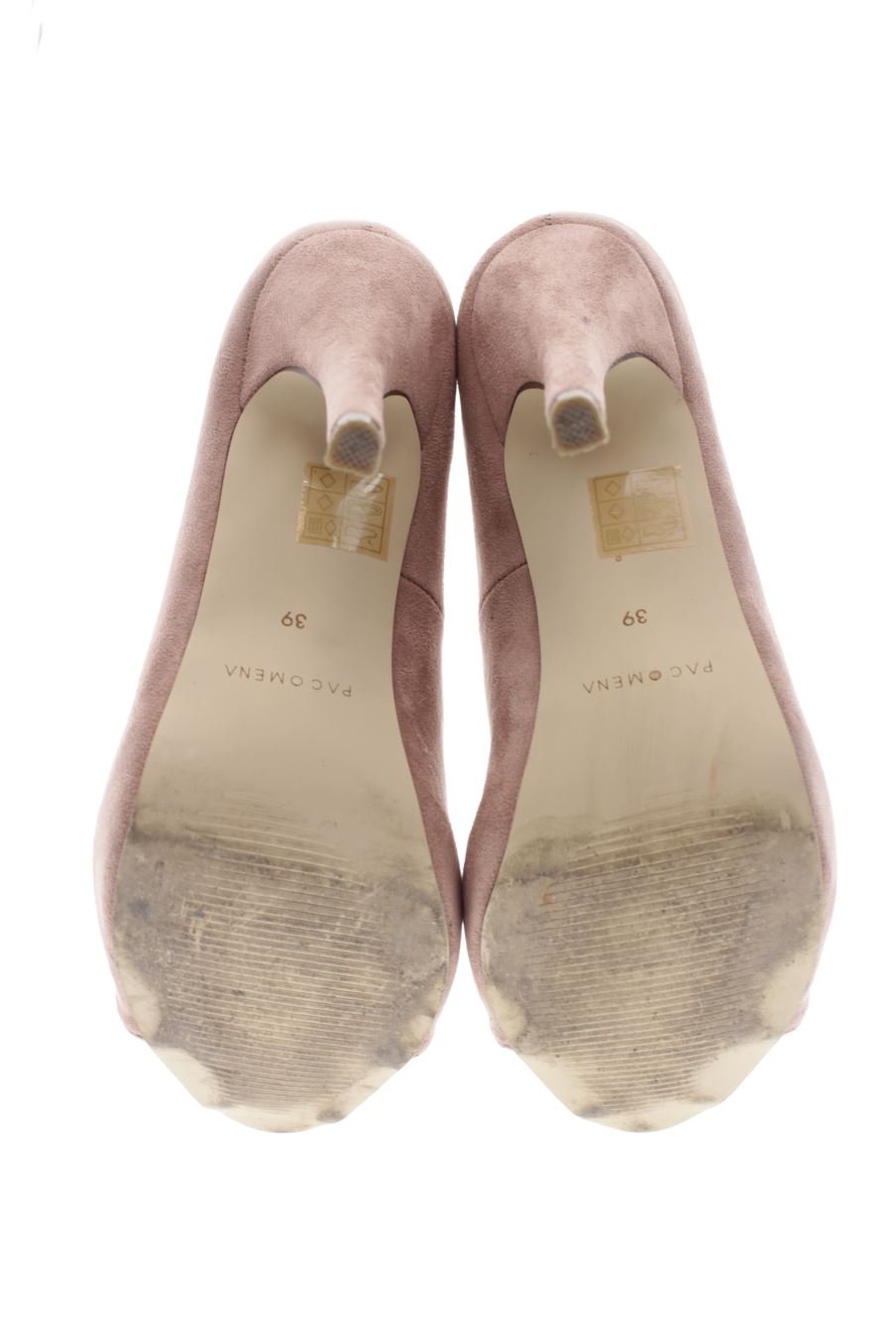 Zapatos de tacon de Paco Mena de la talla 39, de color rosa de