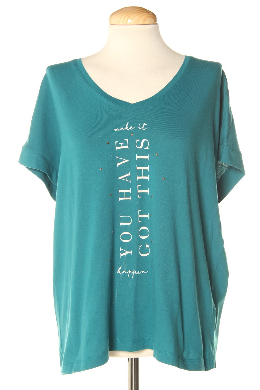 T-shirt Tiffosi de la taille L, de couleur turquoise