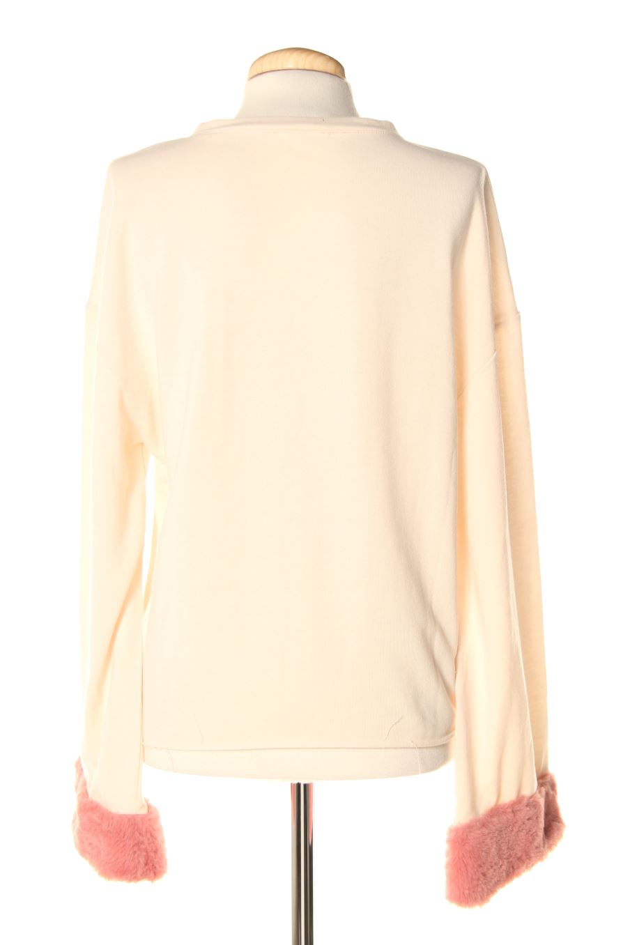 Sudadera de Trf (ZARA) de la talla S, de color beige