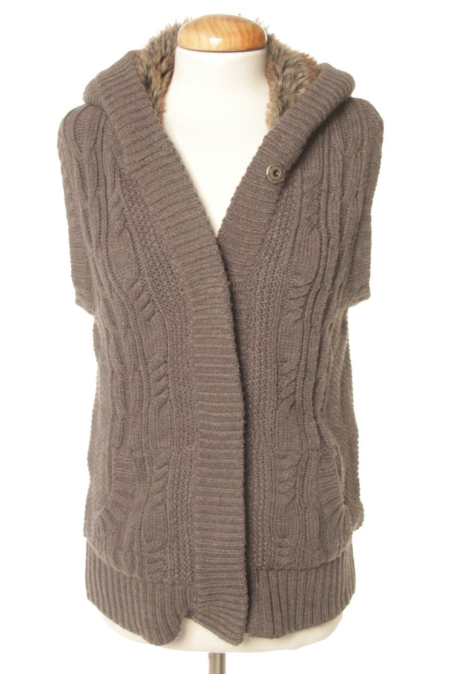 Chaleco de abrigo de Pimkie de la talla M, de color gris