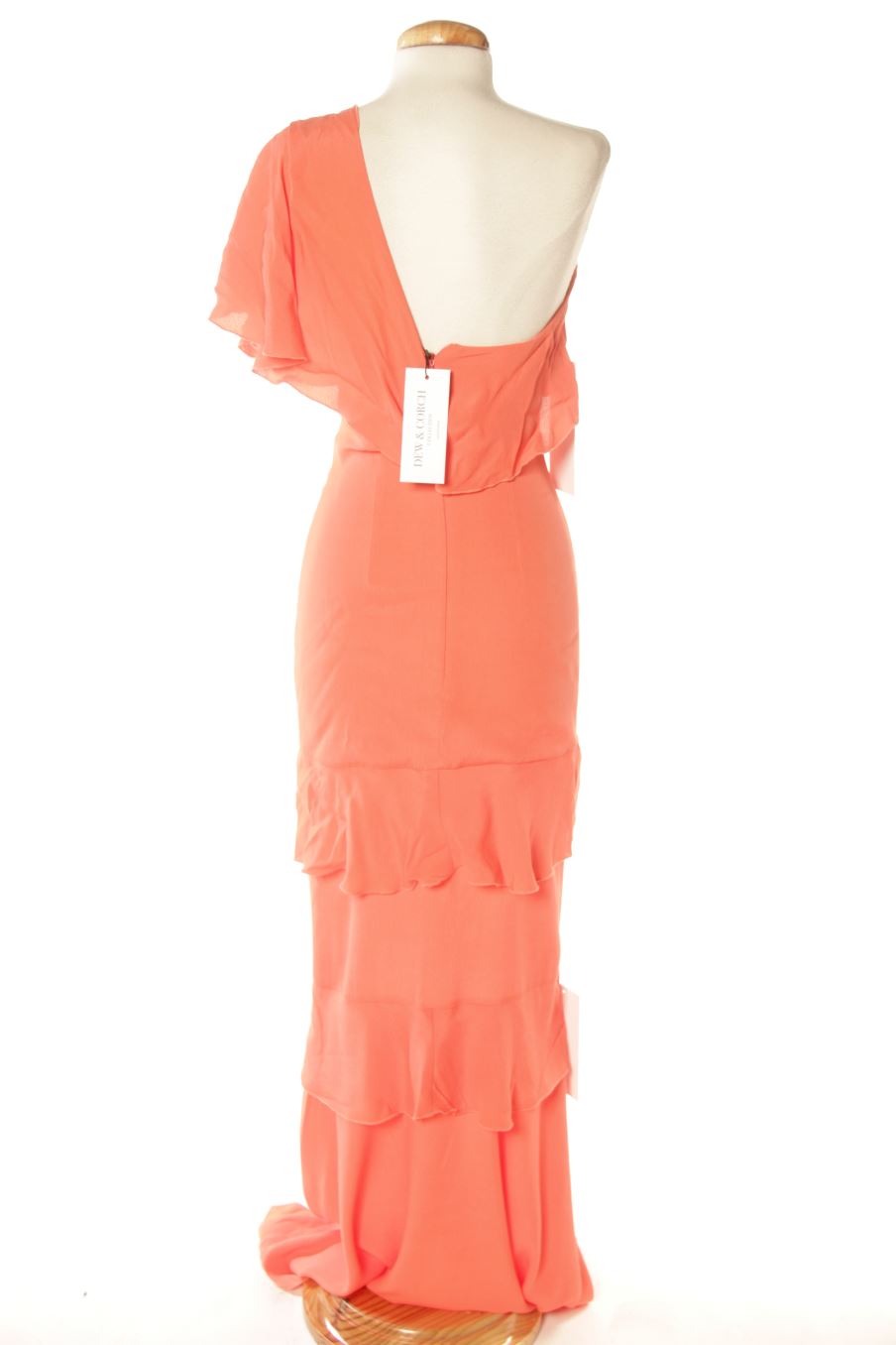 Vestido elegante de DEW & CORCH de la talla XS, de color coral