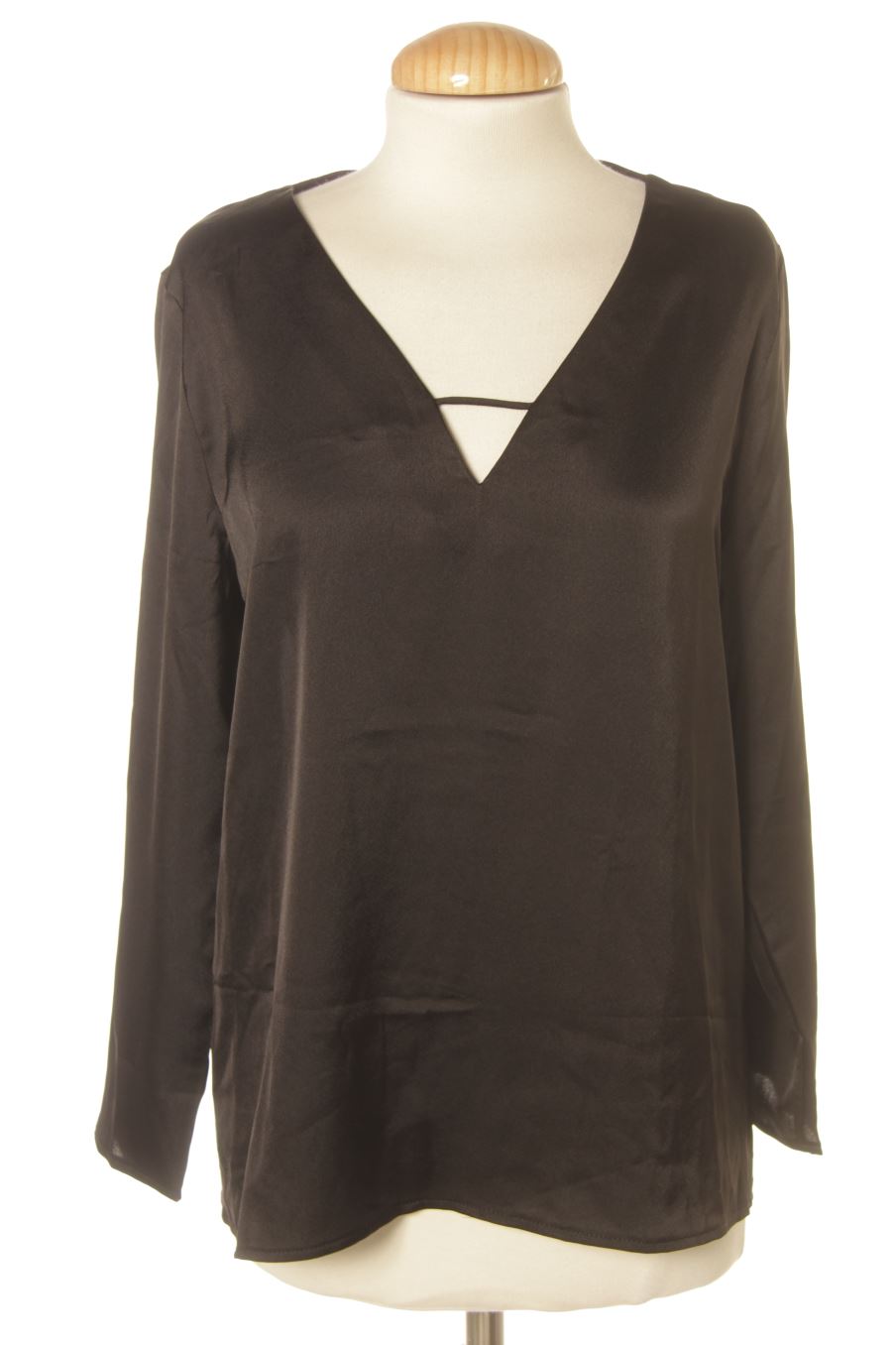 Blouse à manches longues Mango de la taille S, de couleur noir