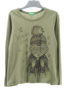 Maglietta a maniche lunghe 4 anni Benetton