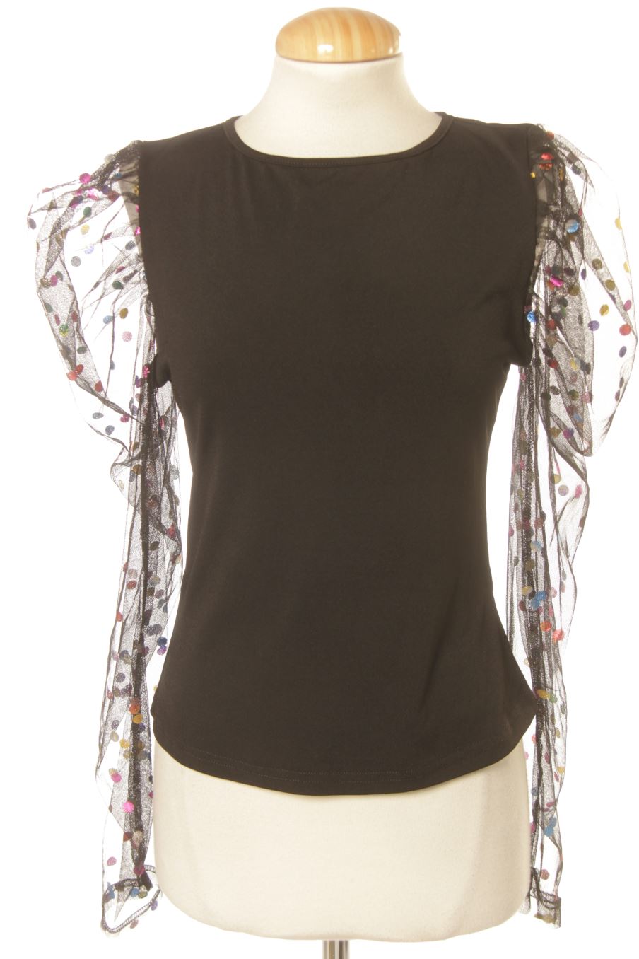 Blusa a maniche lunghe de PERCENTIL de la talla M, de color nero