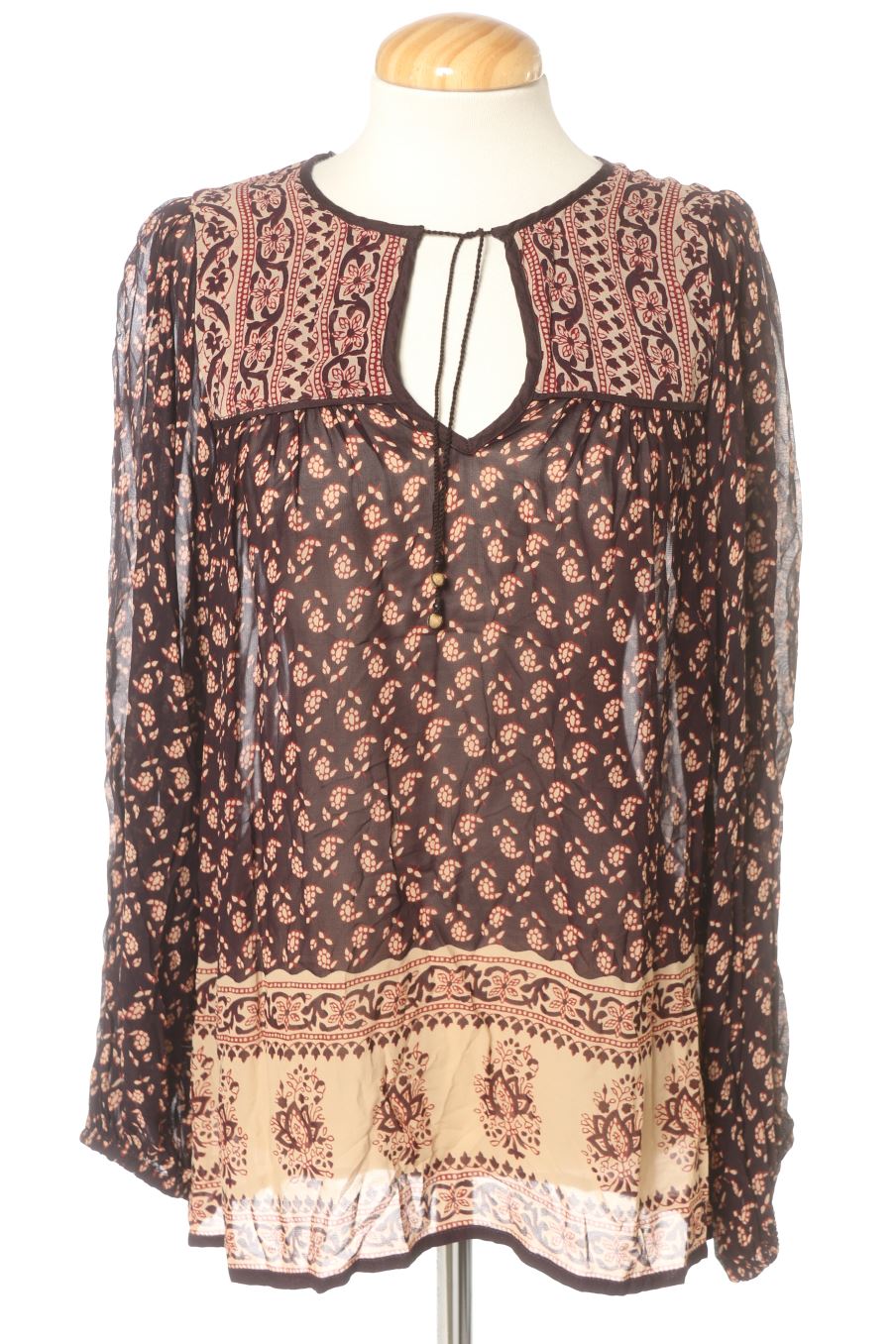Blusa de manga larga de Zara de la talla XS, de color estampado
