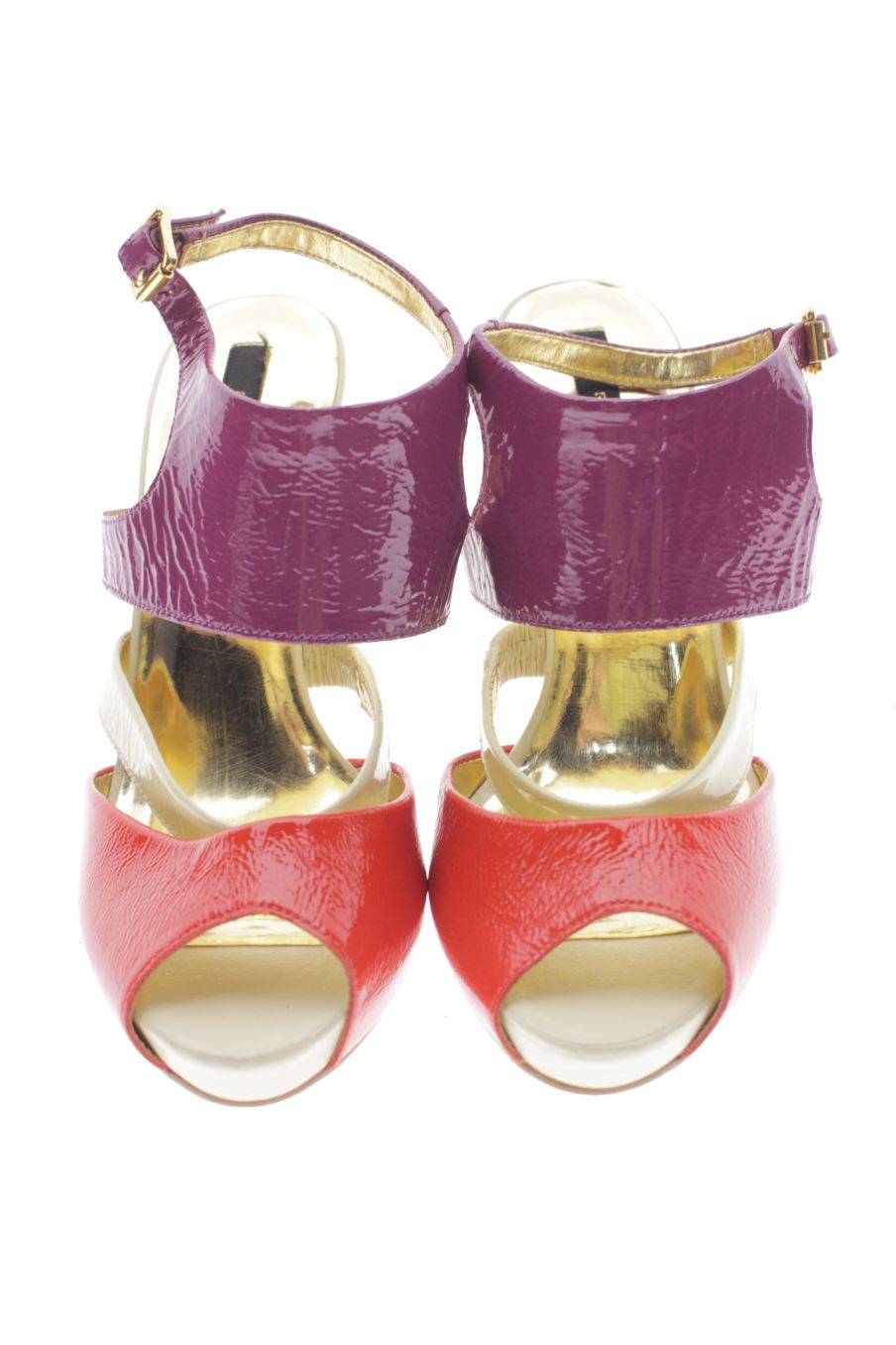 Sandalias tacon de River island de la talla 37, de color rayas de