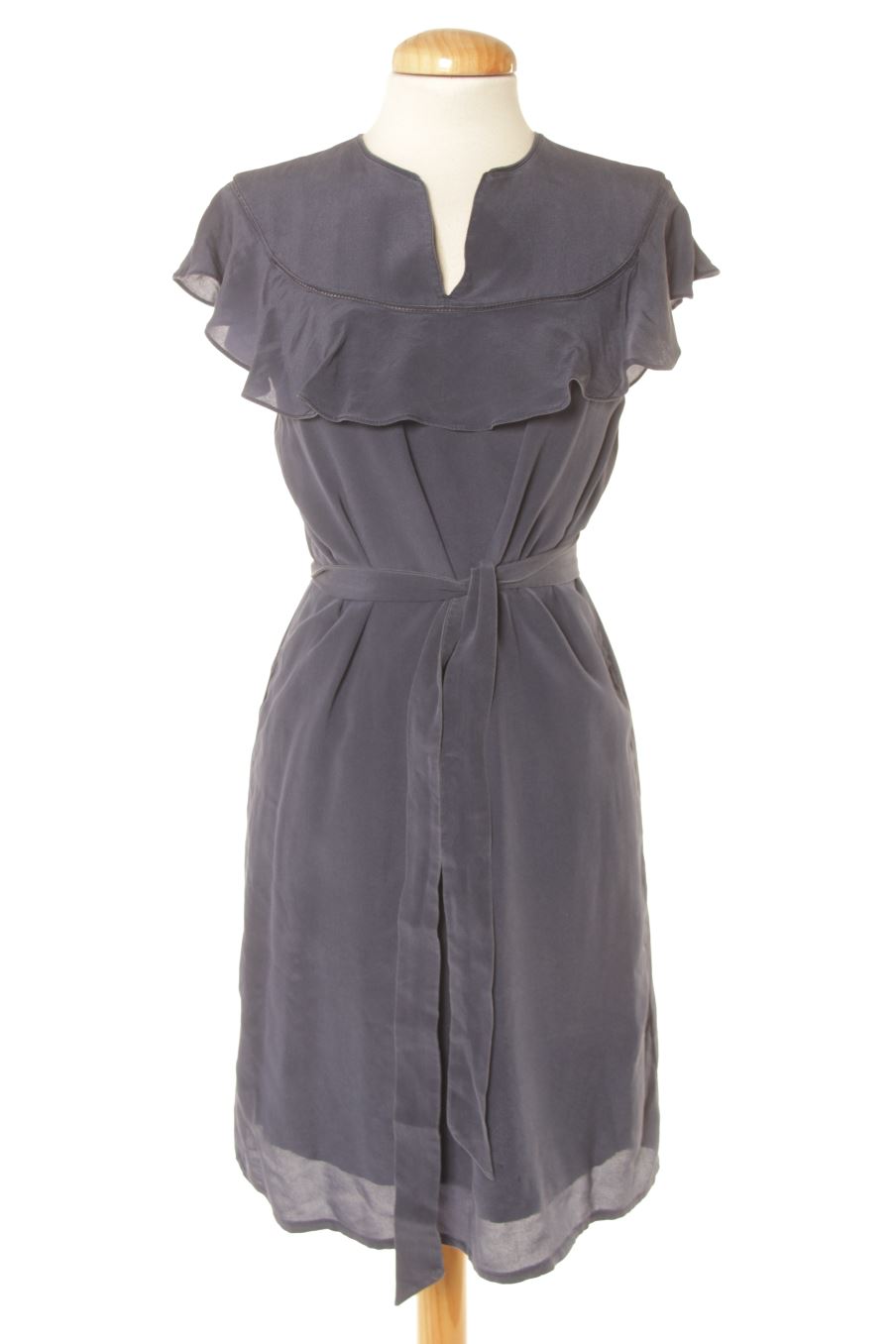 Robe bleu marine comptoir des cotonniers discount