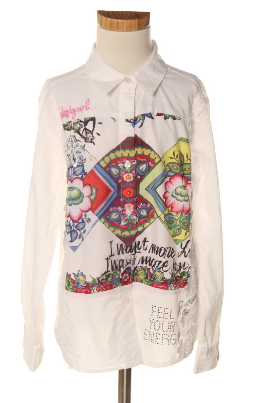 gebraucht Desigual Langärmeliges Hemd Größe 122