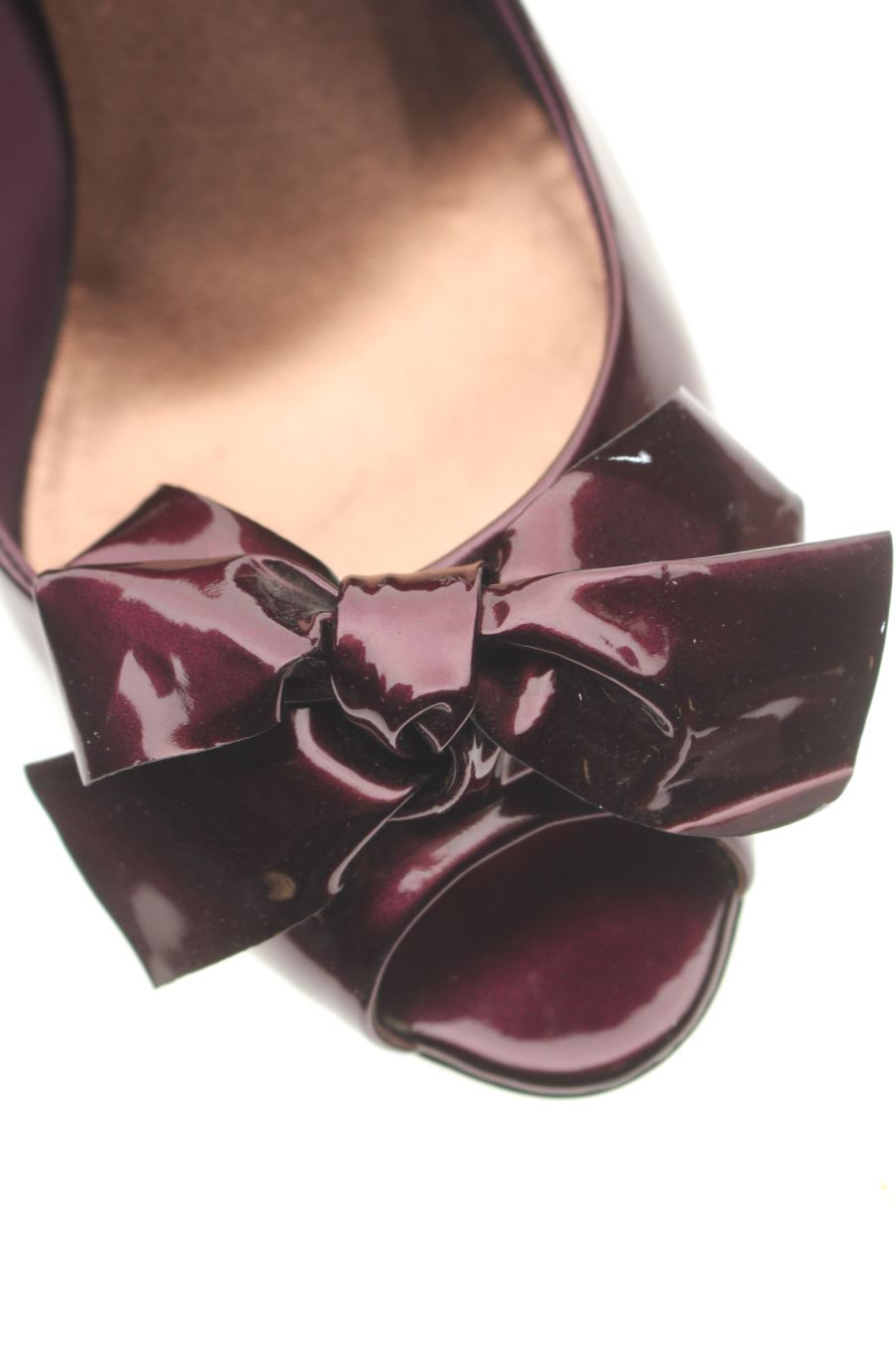 Zapatos de tacon de Miu Miu de la talla 40, de color morado de