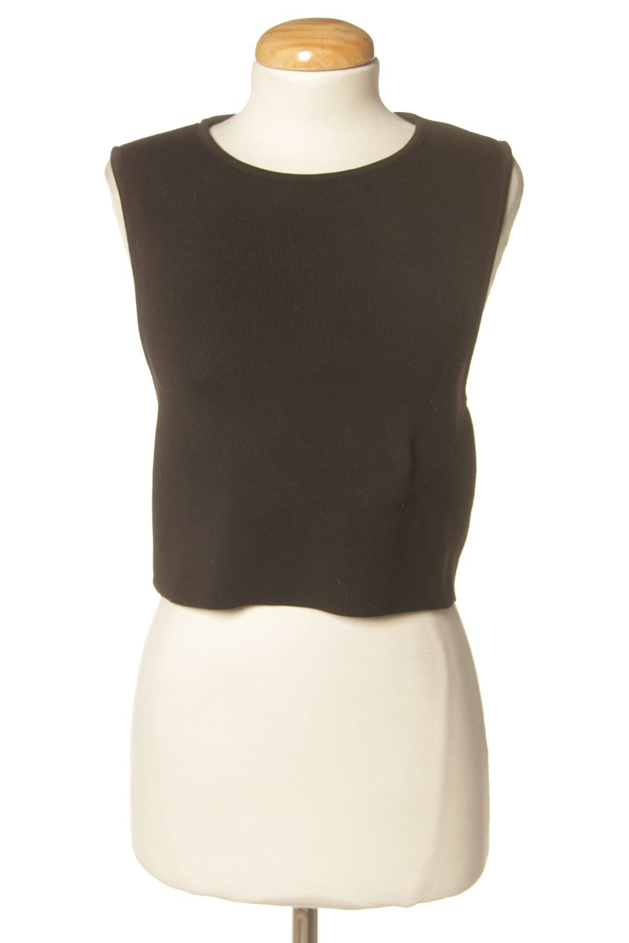 Top de Pull & Bear de la talla L, de color negro
