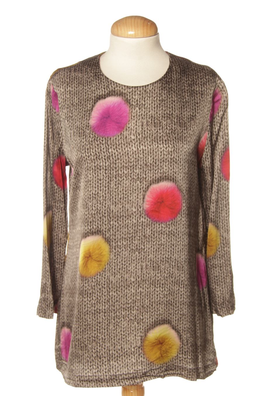 Blouse à manches longues Mirto de la taille 40, de couleur imprimés