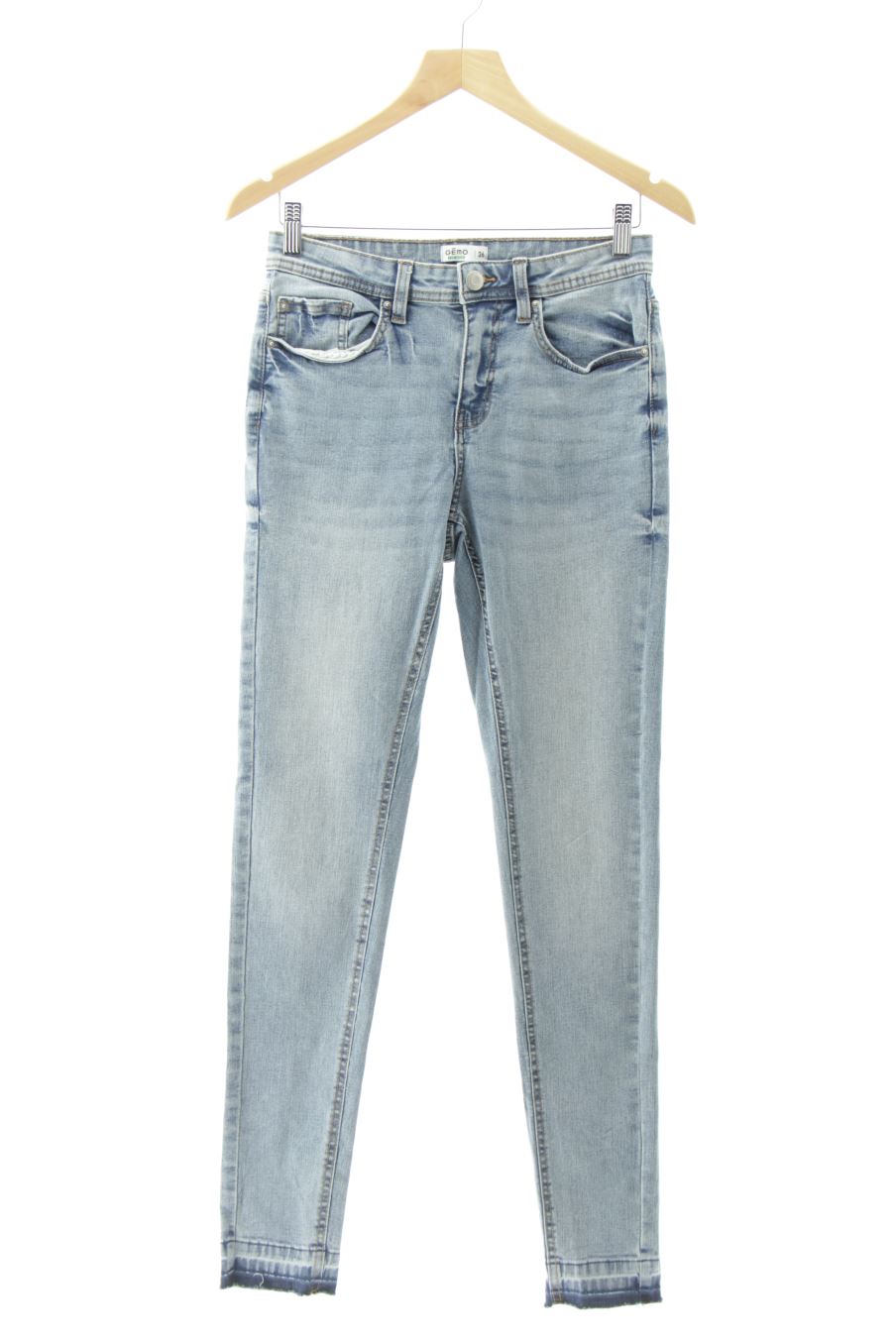 Jeans Gémo de la taille 36, de couleur bleu de denim