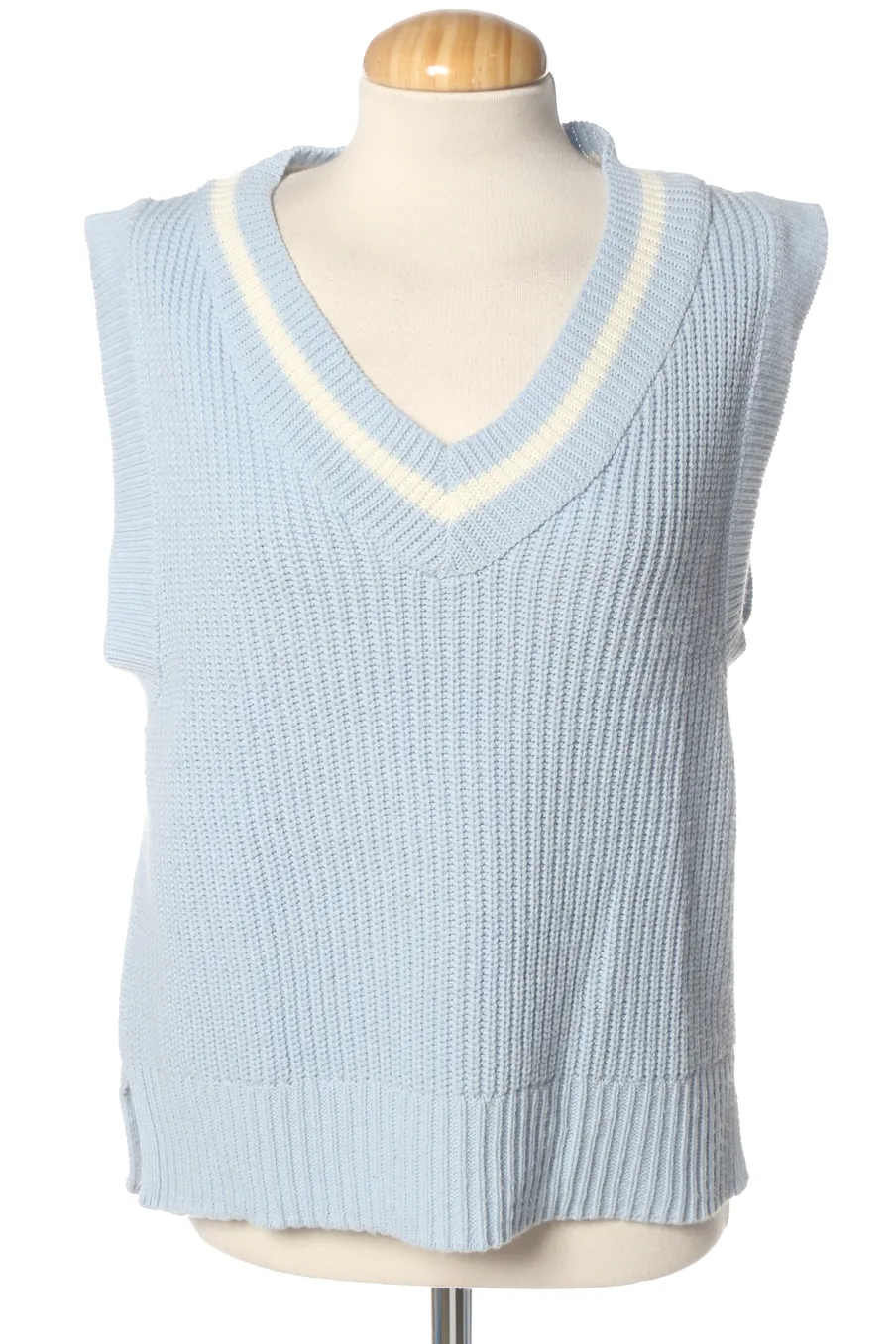 Gilet sans manches Stradivarius de la taille S, de couleur bleu