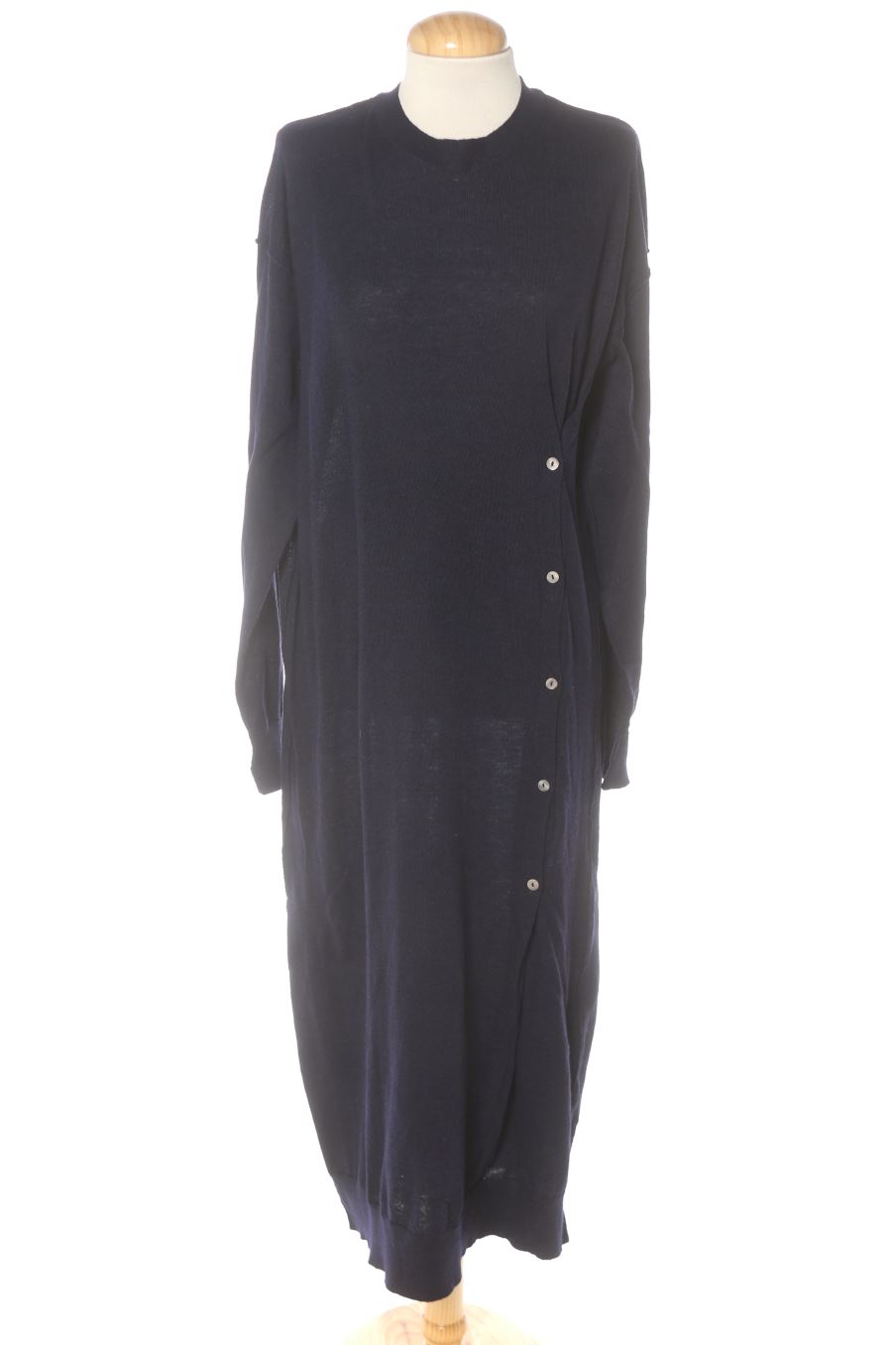 Vestido casual de Zara de la talla S, de color azul marino
