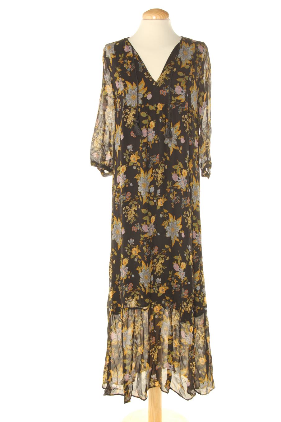 Robe casual Ikks de la taille 38, de couleur fleurs