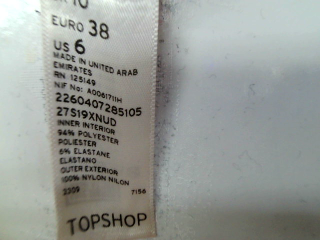 Faldas de Topshop de la talla 38, de color coral