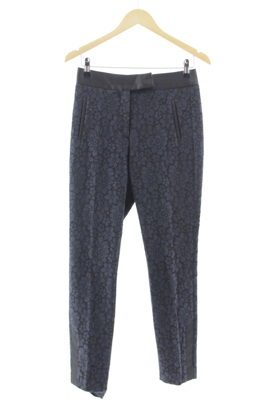 Pantaloni de Zara de la talla S, de color blu oltremare