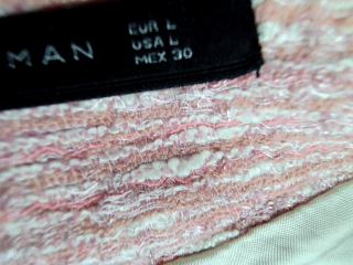 Jupe Zara de la taille L, de couleur rose