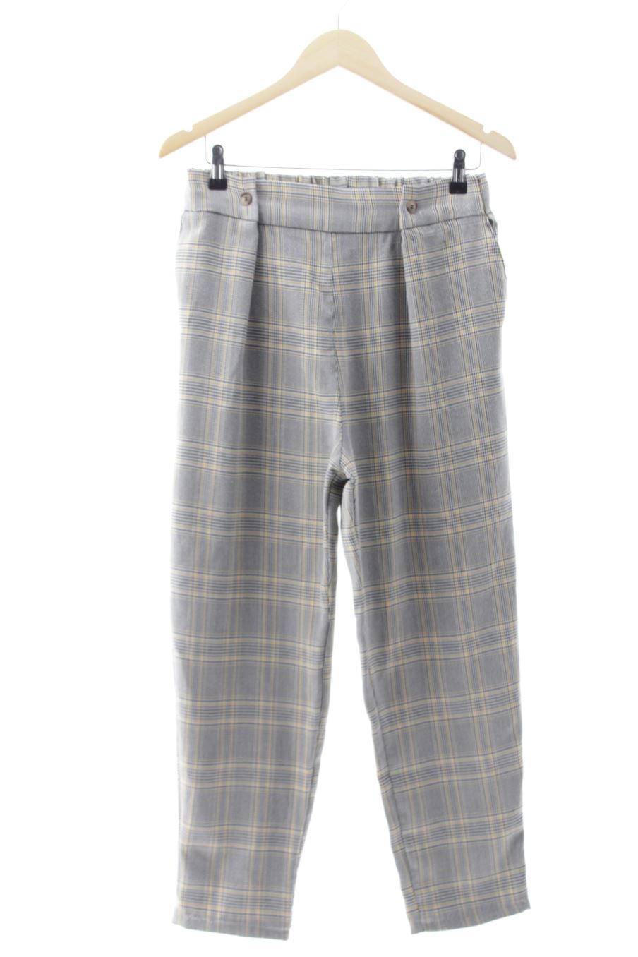 Pantalon Pull & Bear de la taille L, de couleur carreaux