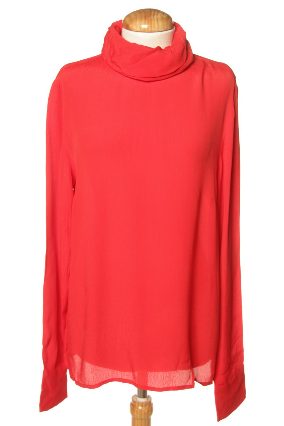 Blouse à manches longues Vero moda de la taille M, de couleur rouge