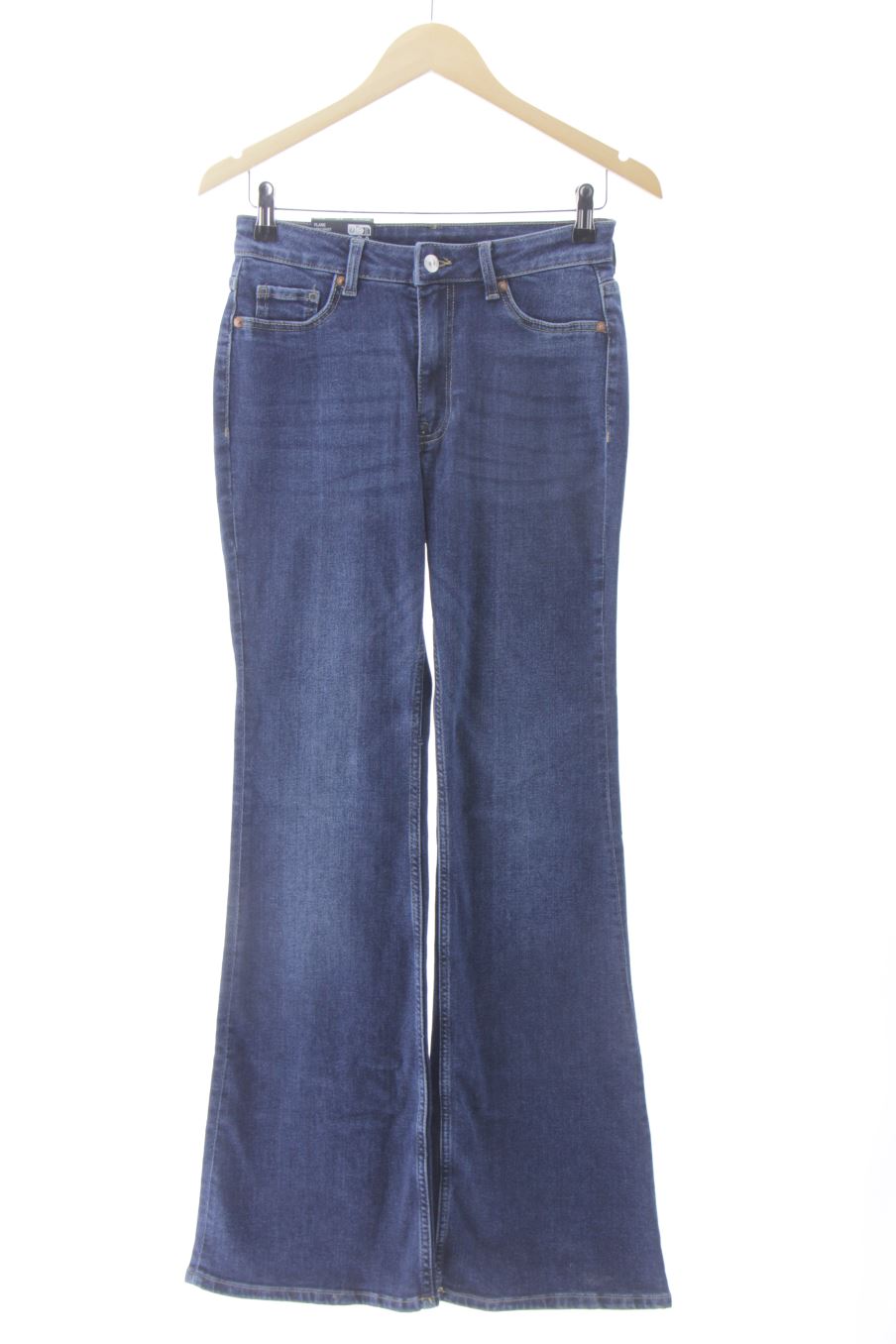 Jeans H&M de la taille 36, de couleur bleu de denim