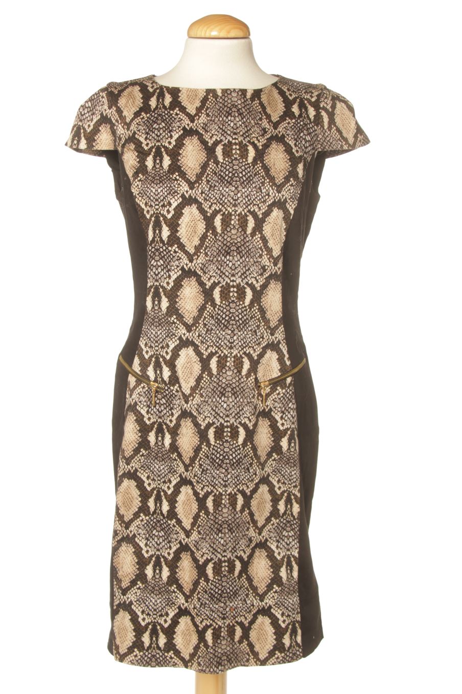 Vestido casual de Cortefiel de la talla 40, de color animal print