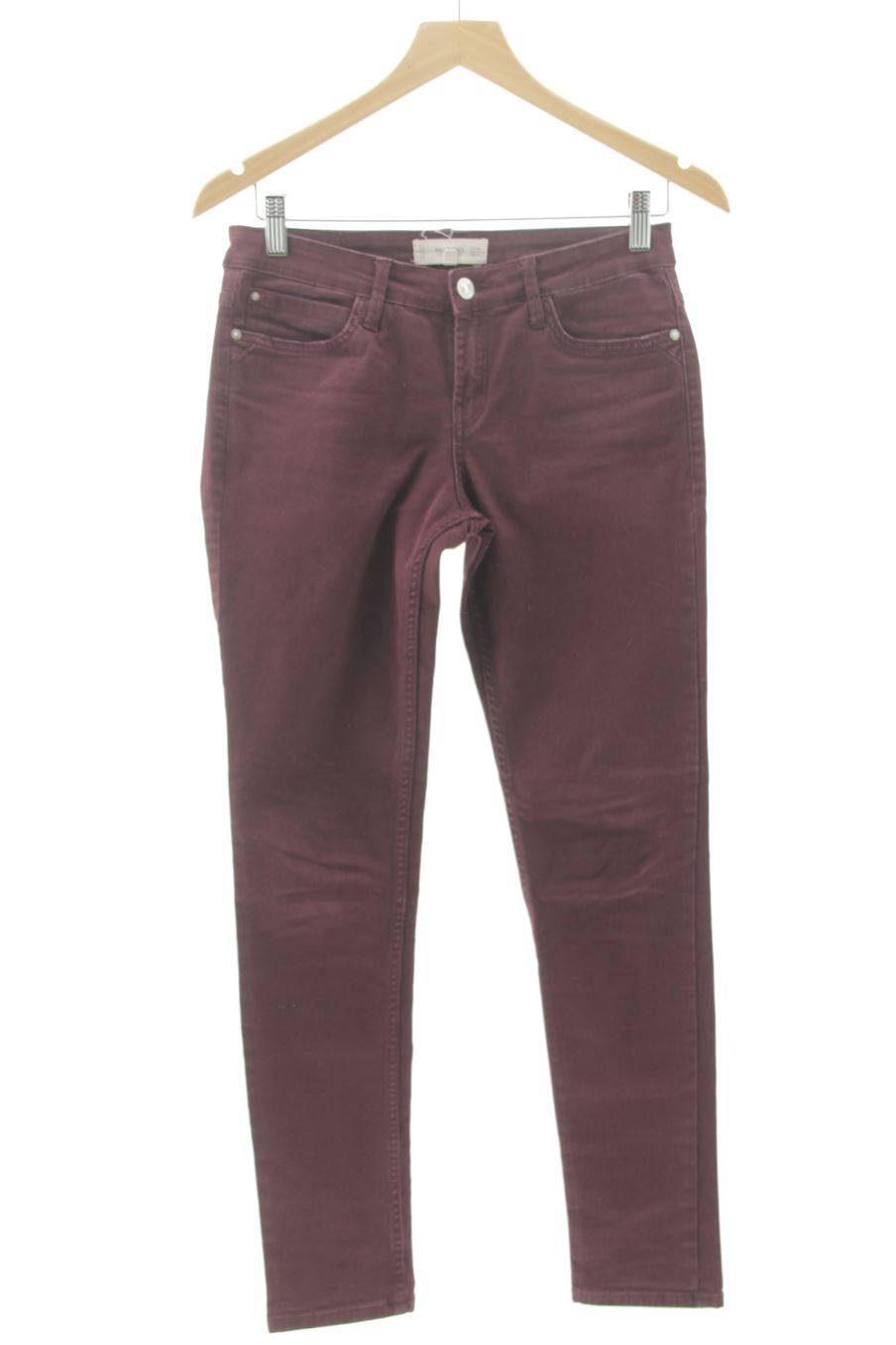 Jeans Mango de la taille 36, de couleur bordeaux