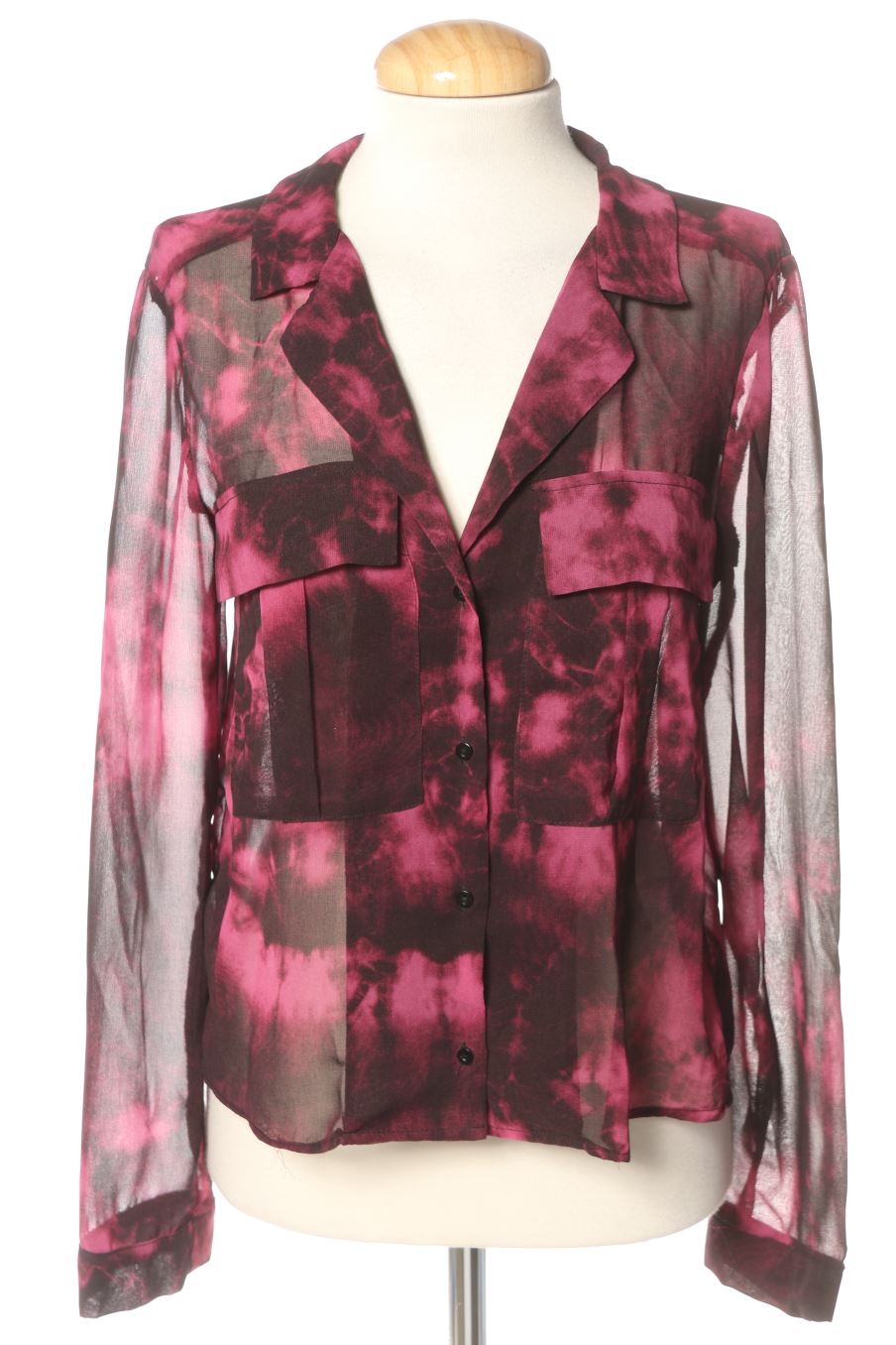 Camisa de Zara de la talla XS, de color estampado