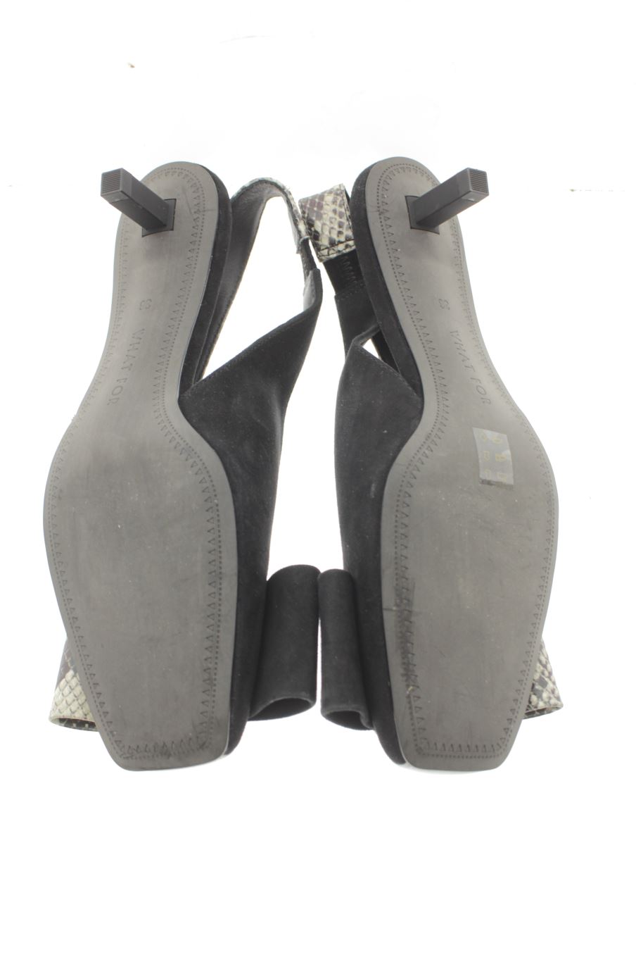 Zapatos de tacon de What For de la talla 36, de color animal print de