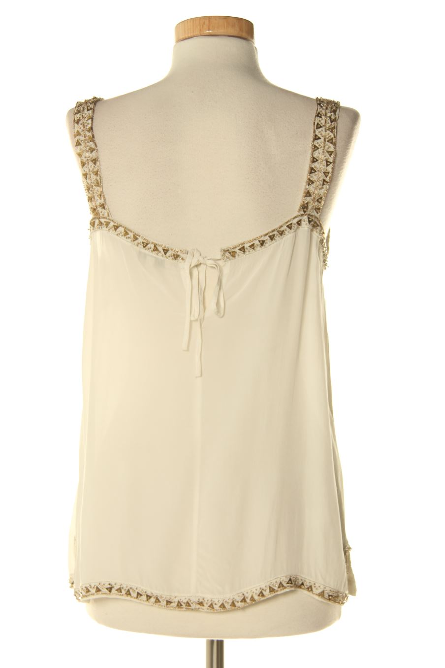 Blouse à manches courtes Amitié de la taille 40, de couleur blanc