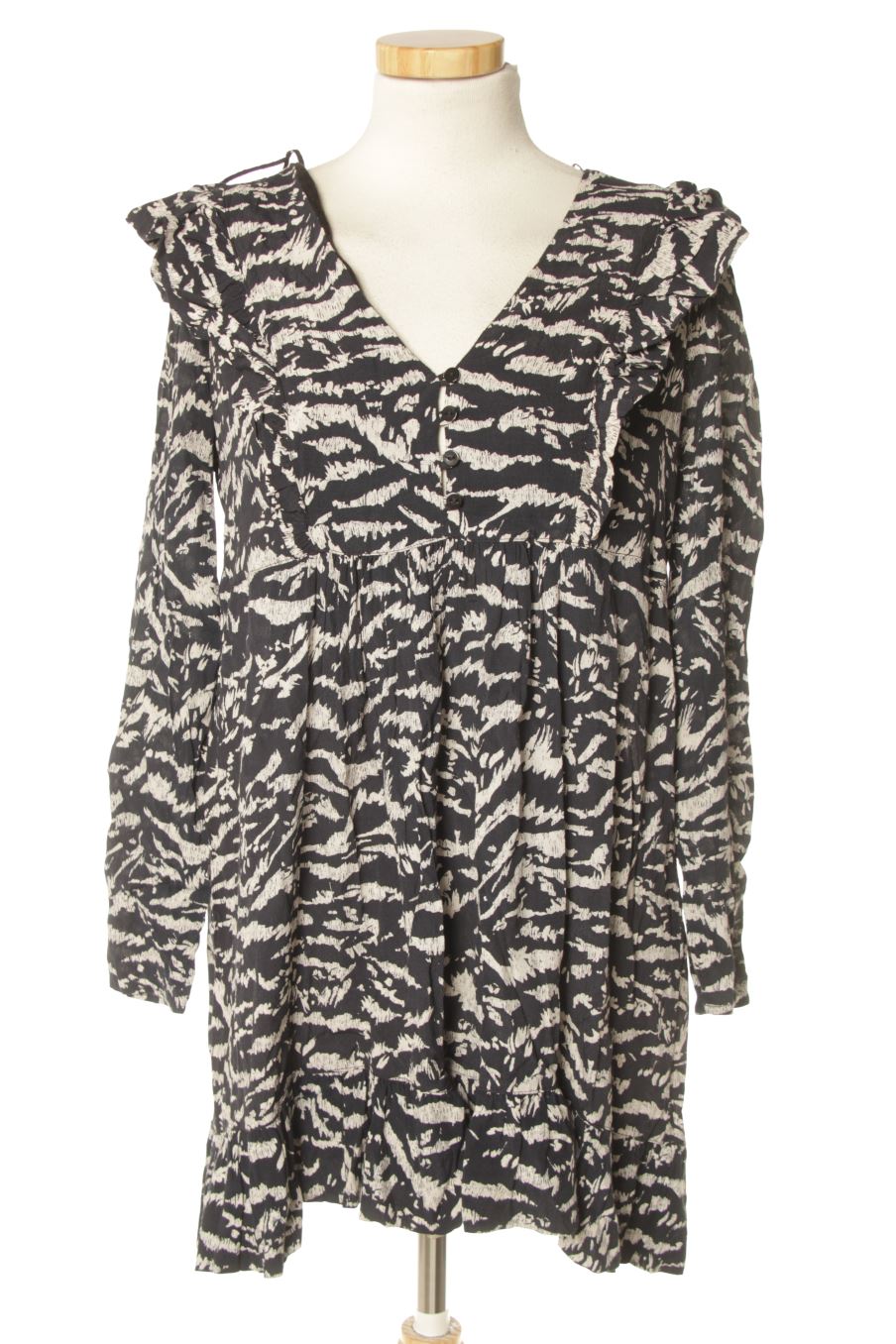 Vestido casual de Trf (ZARA) de la talla M, de color estampado