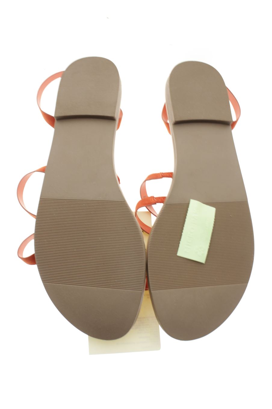 Sandalias planas de Find de la talla 41, de color naranja de