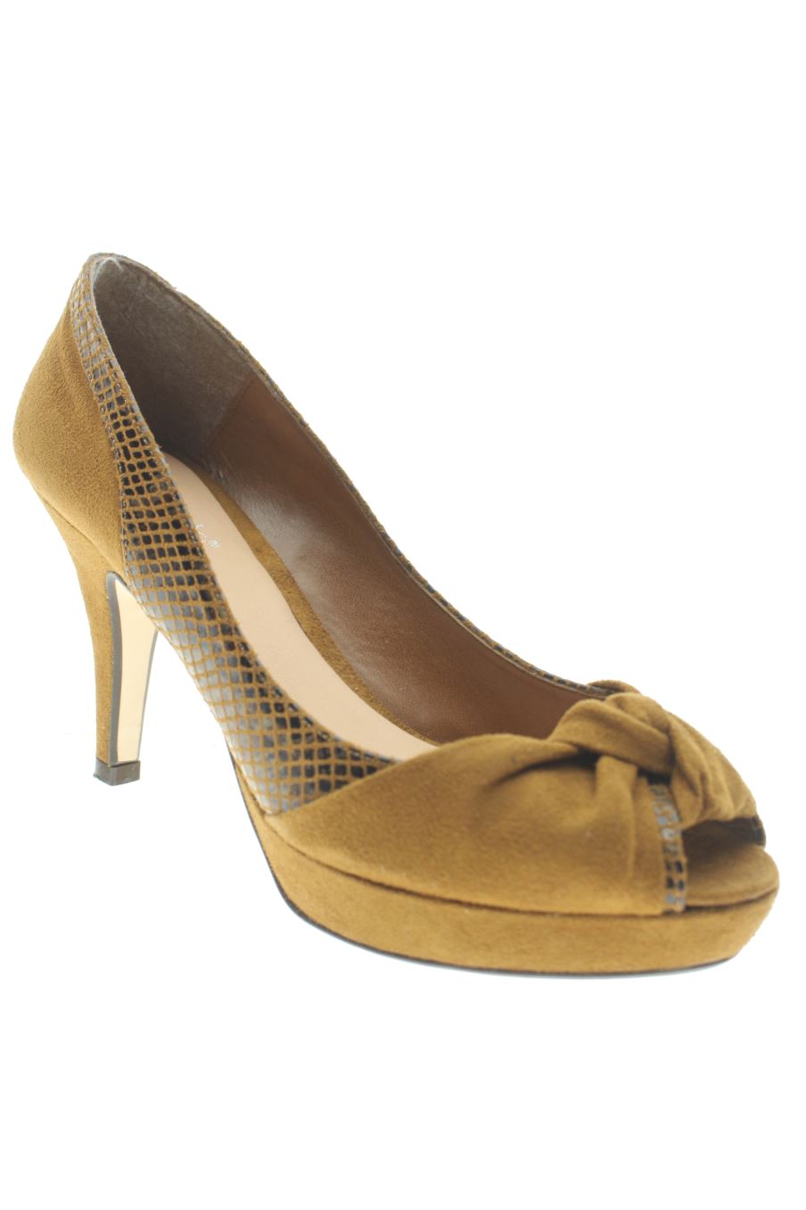 Zapatos de tacon de Marypaz de la talla 38, de color marrón de