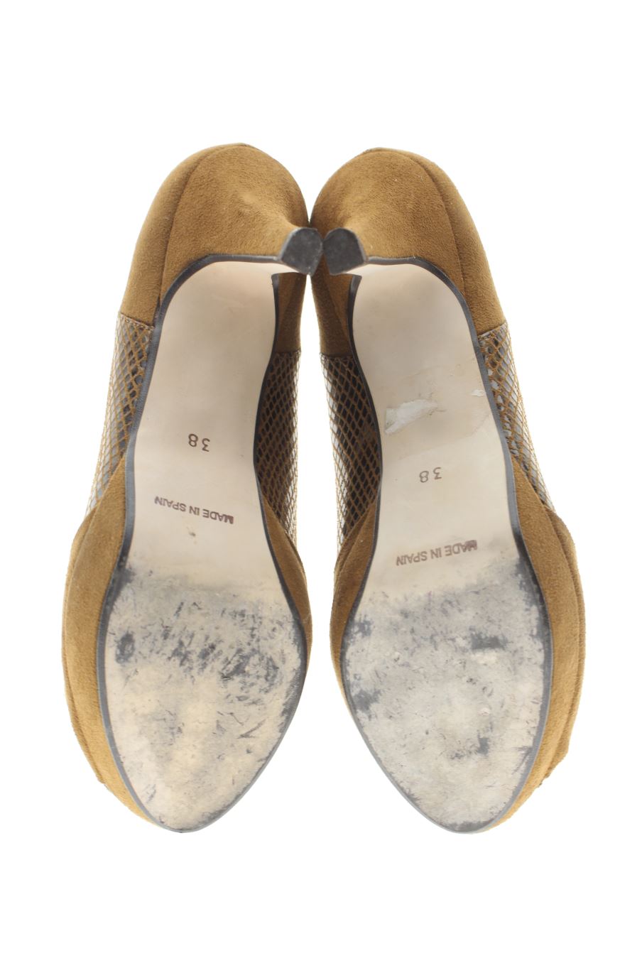 Zapatos de tacon de Marypaz de la talla 38, de color marrón de