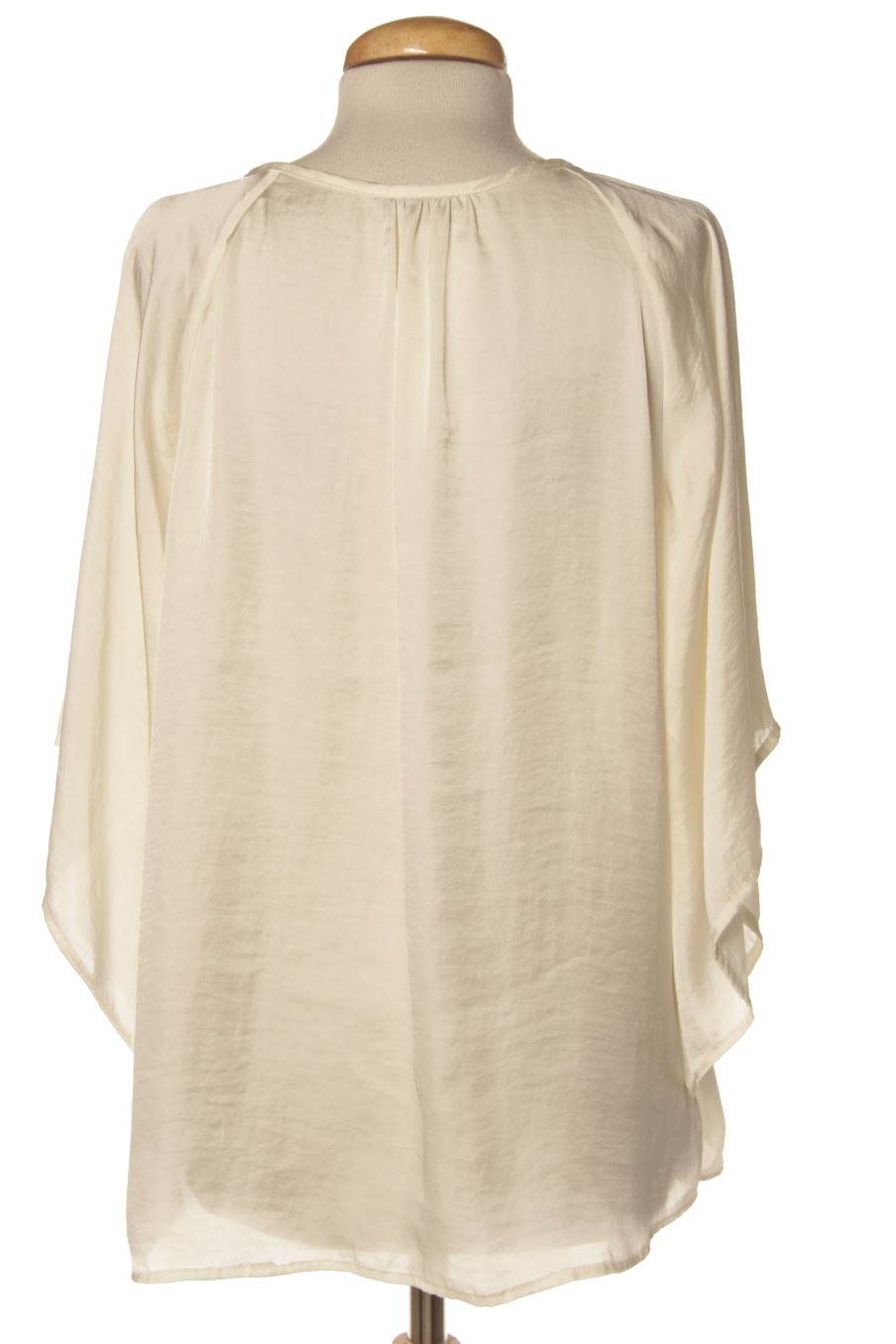 Blusa de manga larga de Monsi de la talla 40, de color blanco