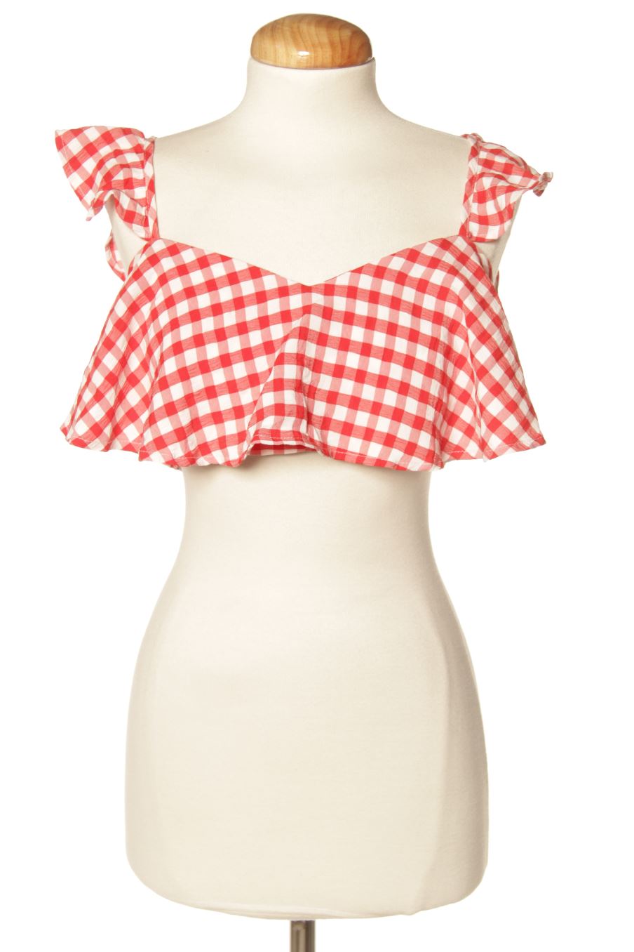 Top Zara de la taille S, de couleur carreaux