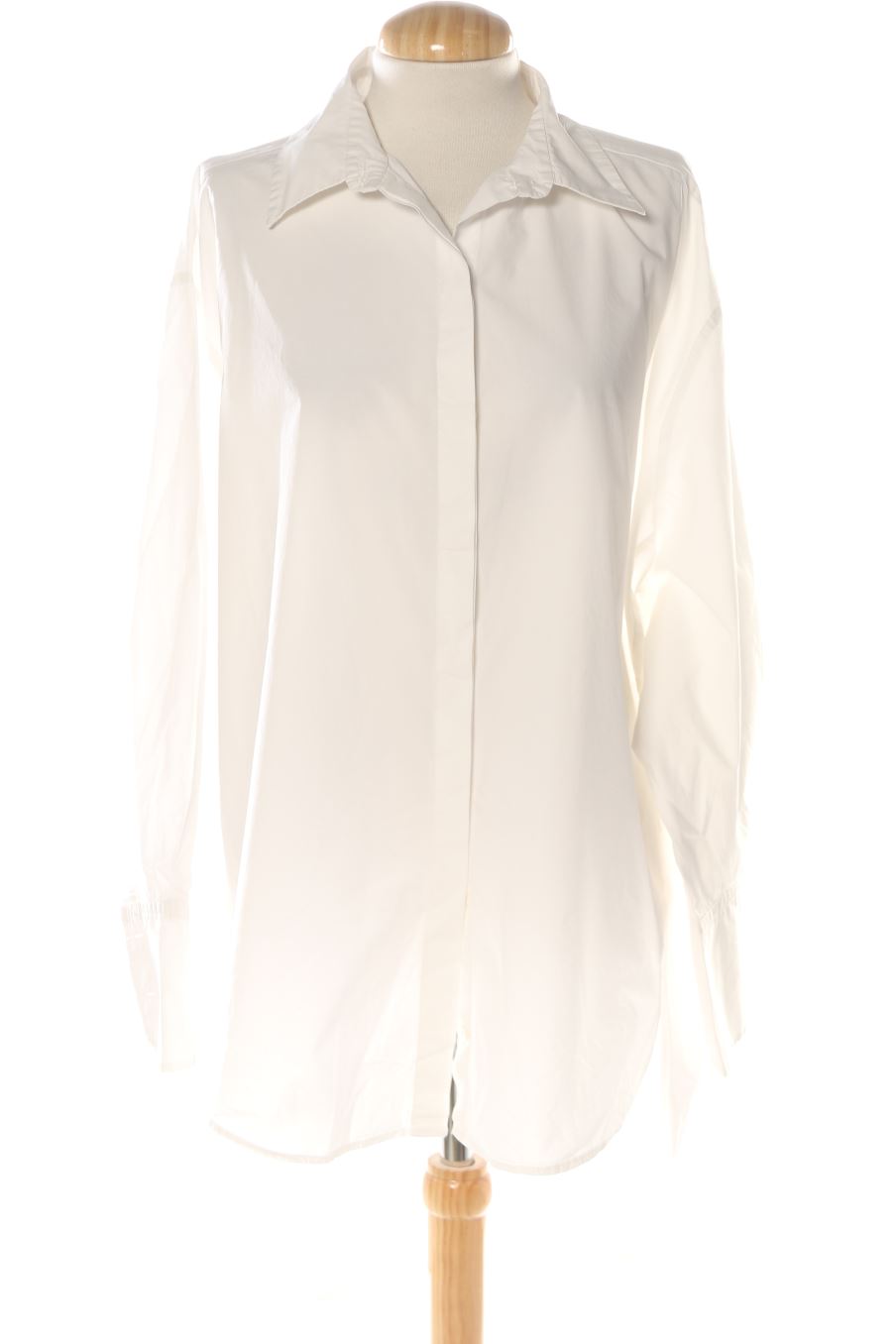 Chemise Zara de la taille M, de couleur blanc
