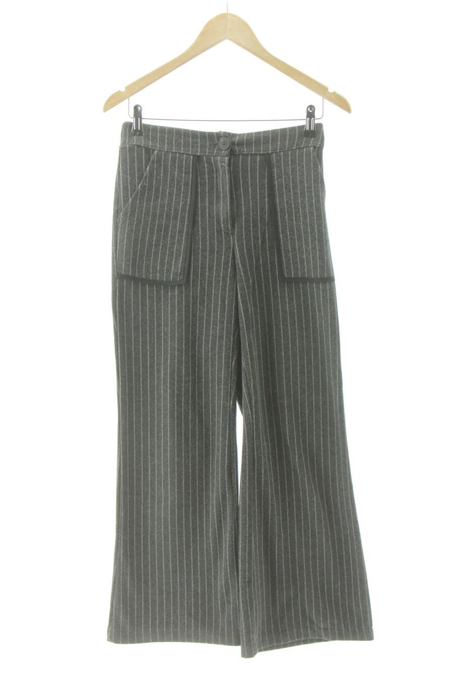Pantalon mocca de la taille M, de couleur rayures