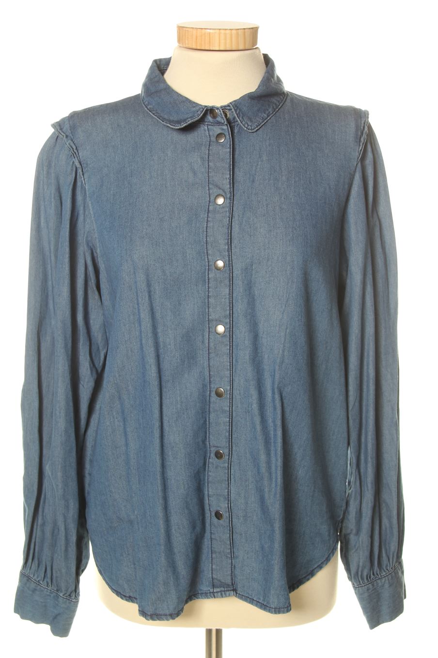 Chemise Jacqueline De Yong de la taille 38, de couleur bleu de denim
