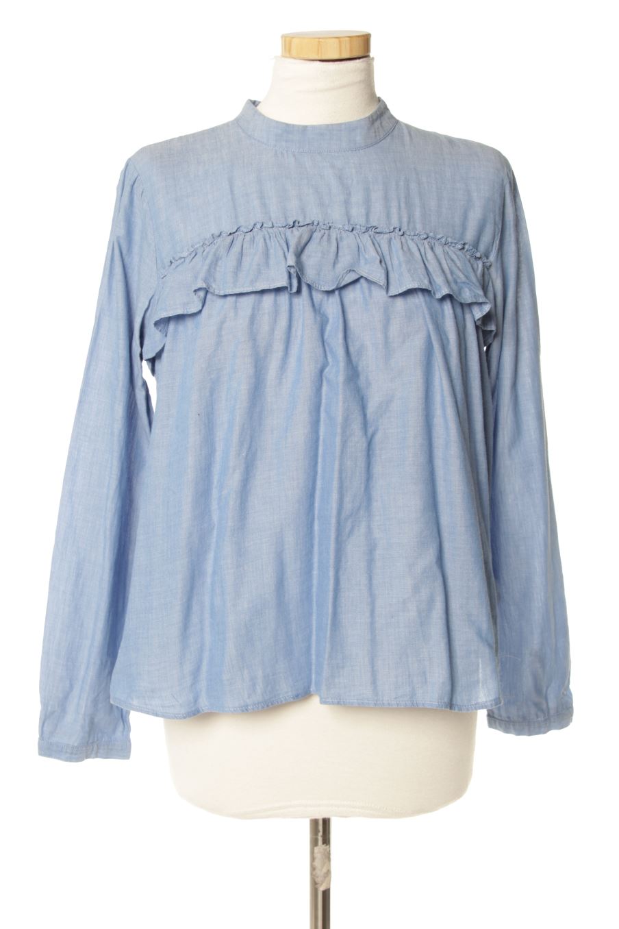 Blouse à manches longues Pimkie de la taille L, de couleur bleu