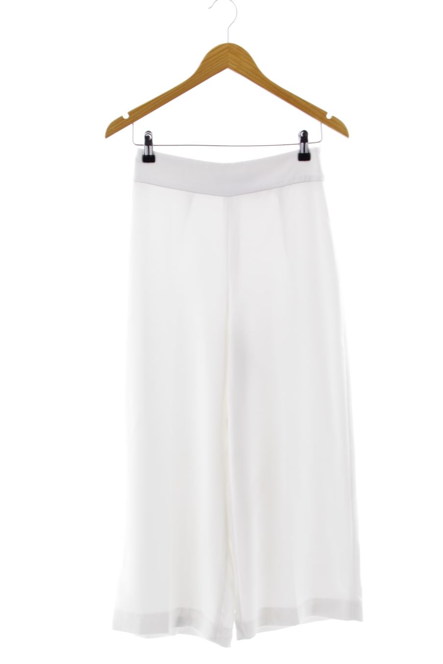 Pantalon Zara de la taille S, de couleur blanc