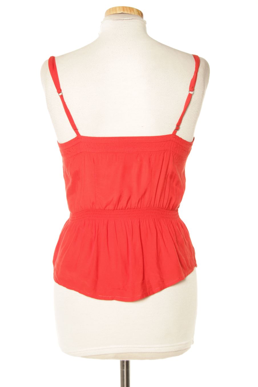 Top Hollister de la taille XS, de couleur rouge