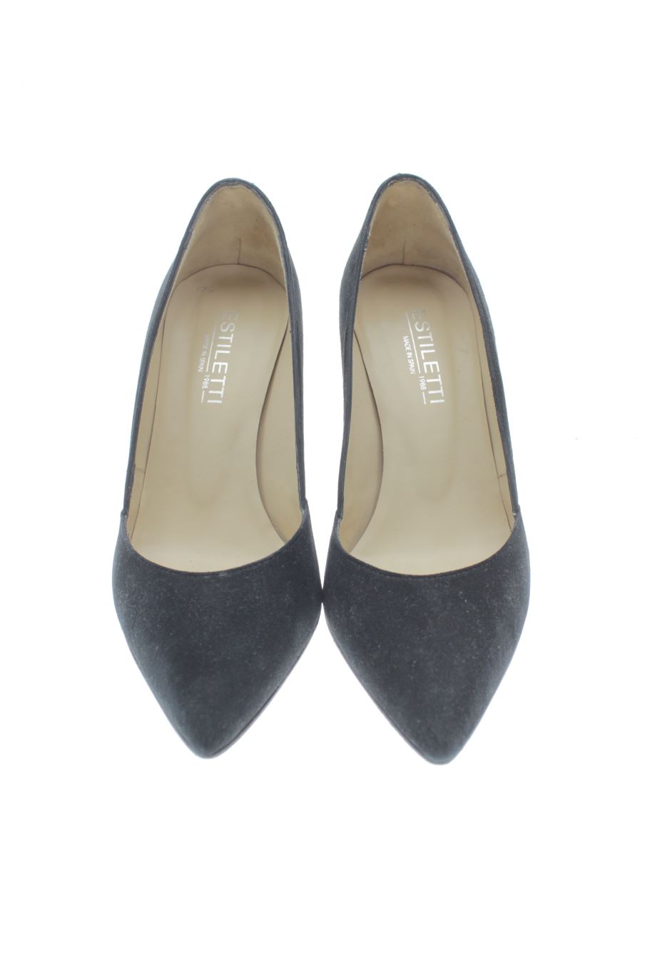 Zapatos de tacon de ESTILETTI de la talla 37, de color negro de