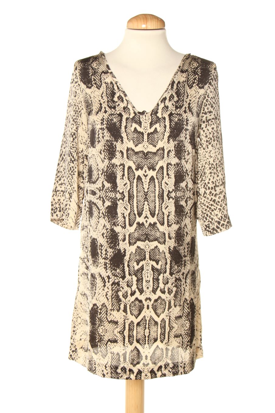 Robe casual Mango de la taille XS, de couleur animal print